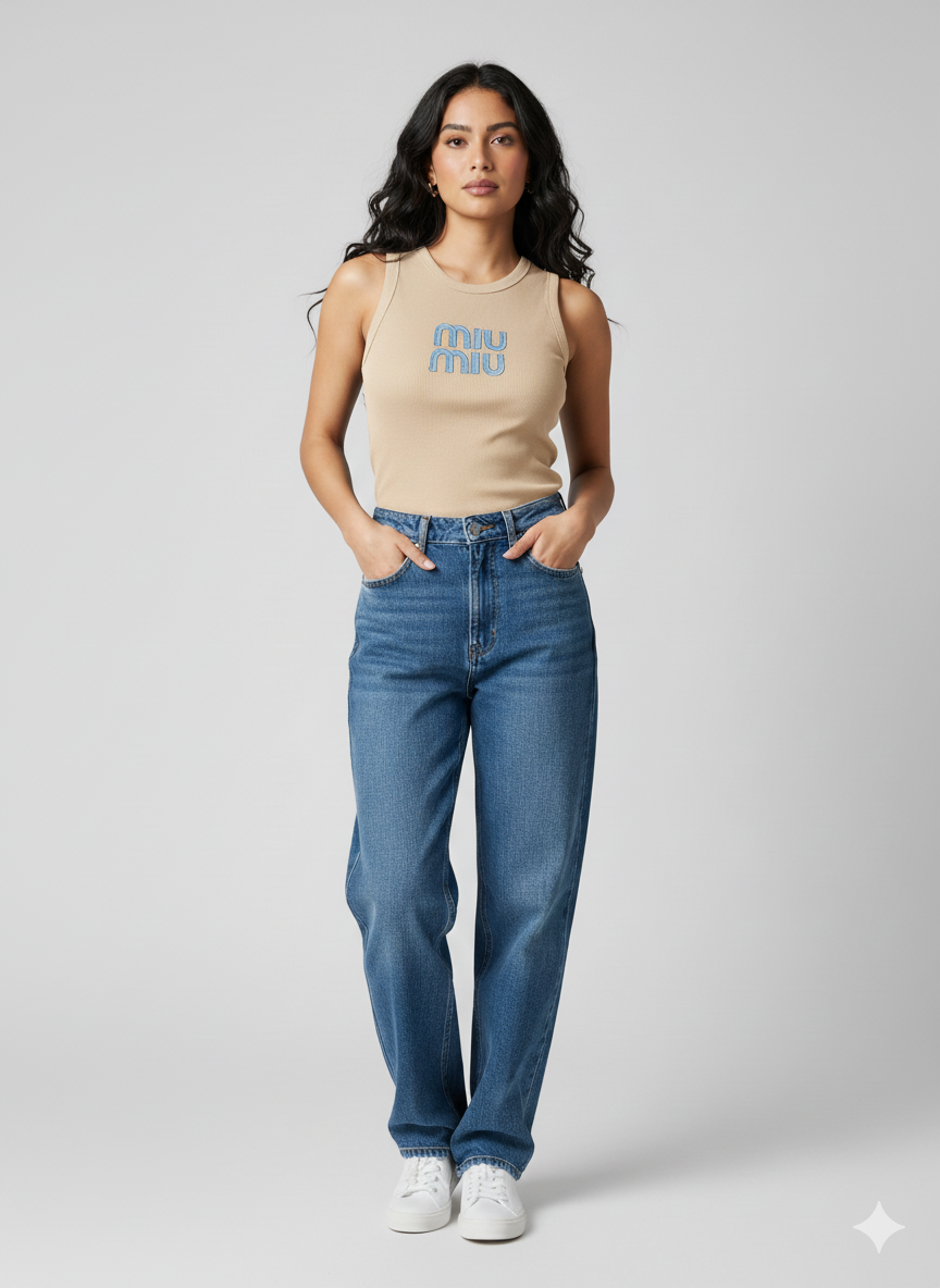 Authentic Basic Top miu miu CC1051