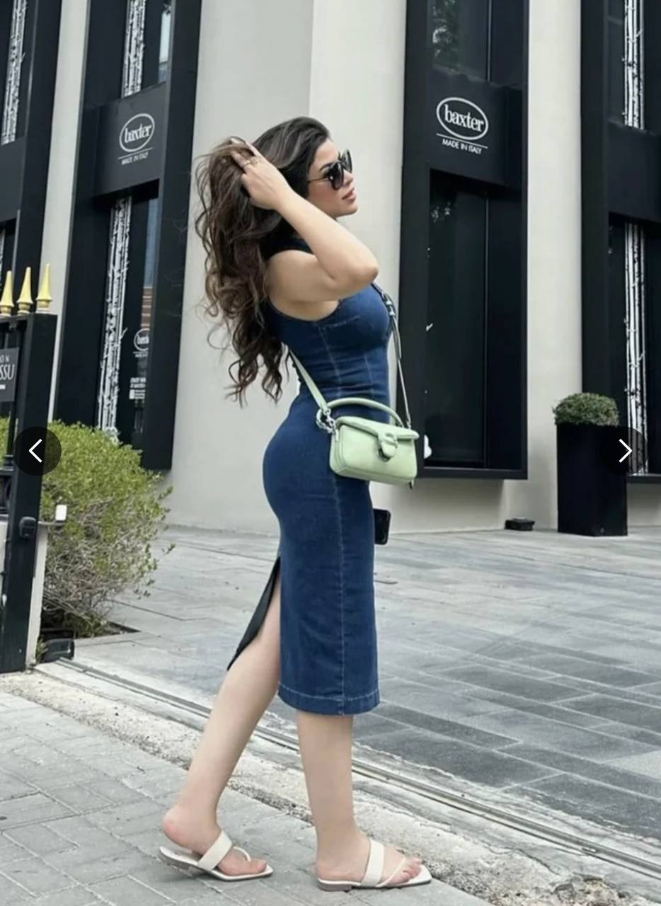 Denim Midi Dress CC7029