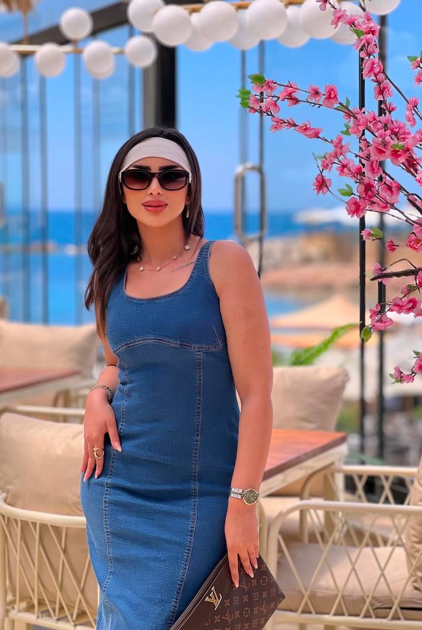 Denim Midi Dress CC7029