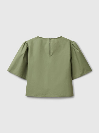 Olive green blouse