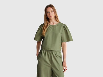 Olive green blouse