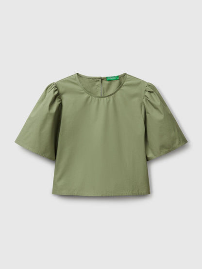 Olive green blouse