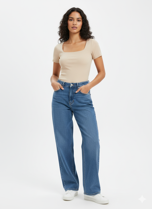 Authentic Square Neck Top CC8602
