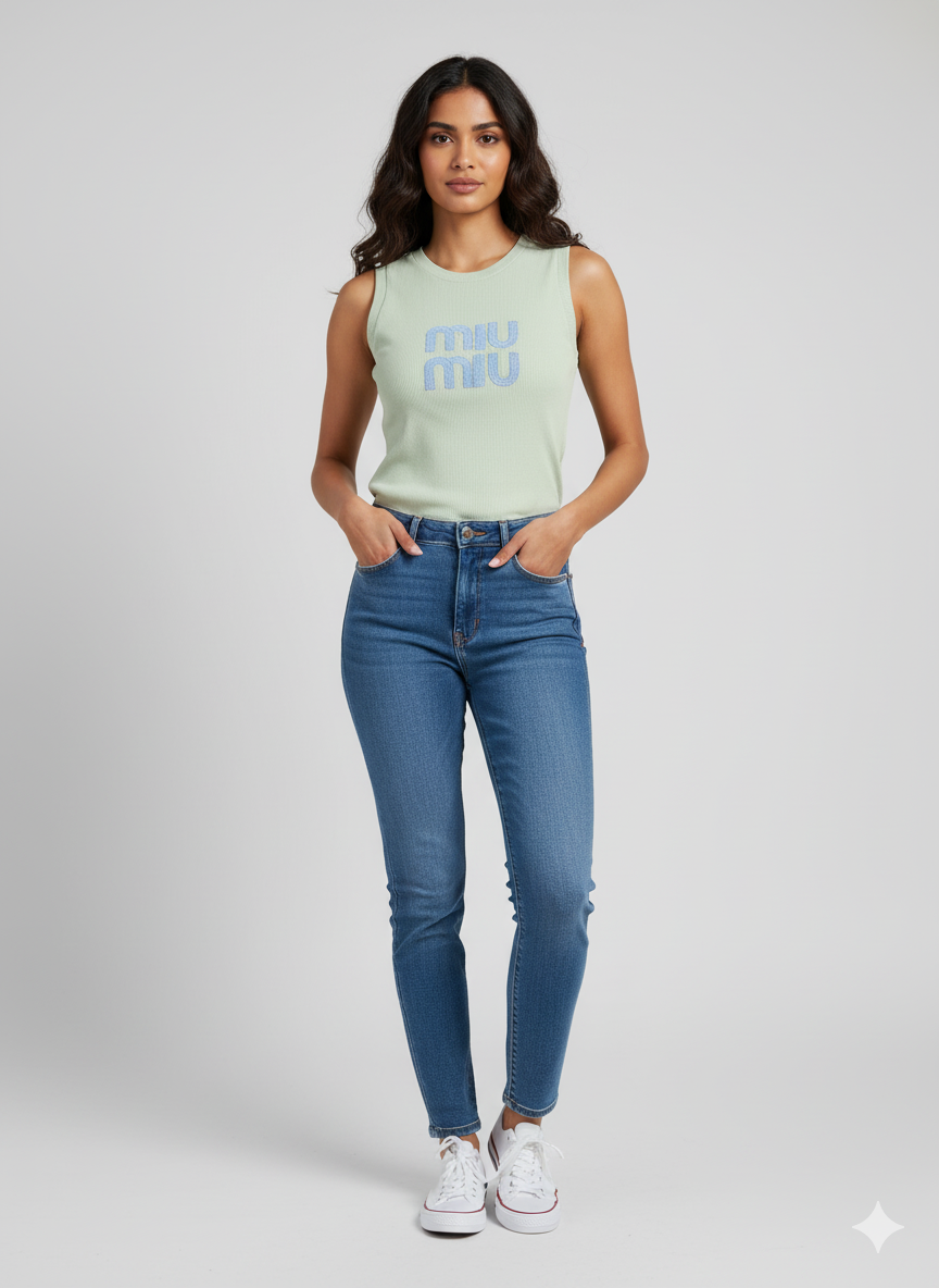 Authentic Basic Top miu miu CC1051