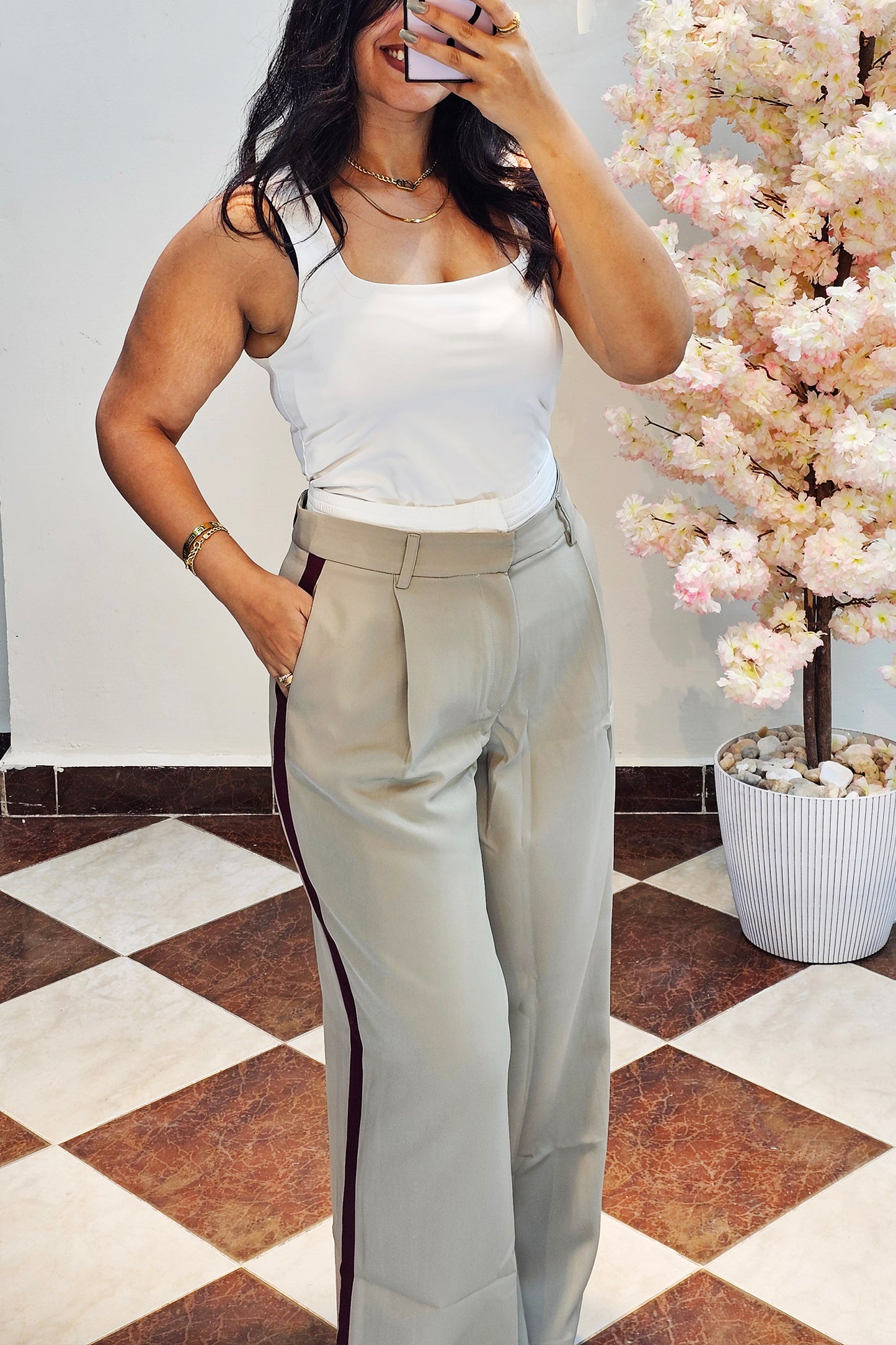 Casual Wide Leg Pants CC4044