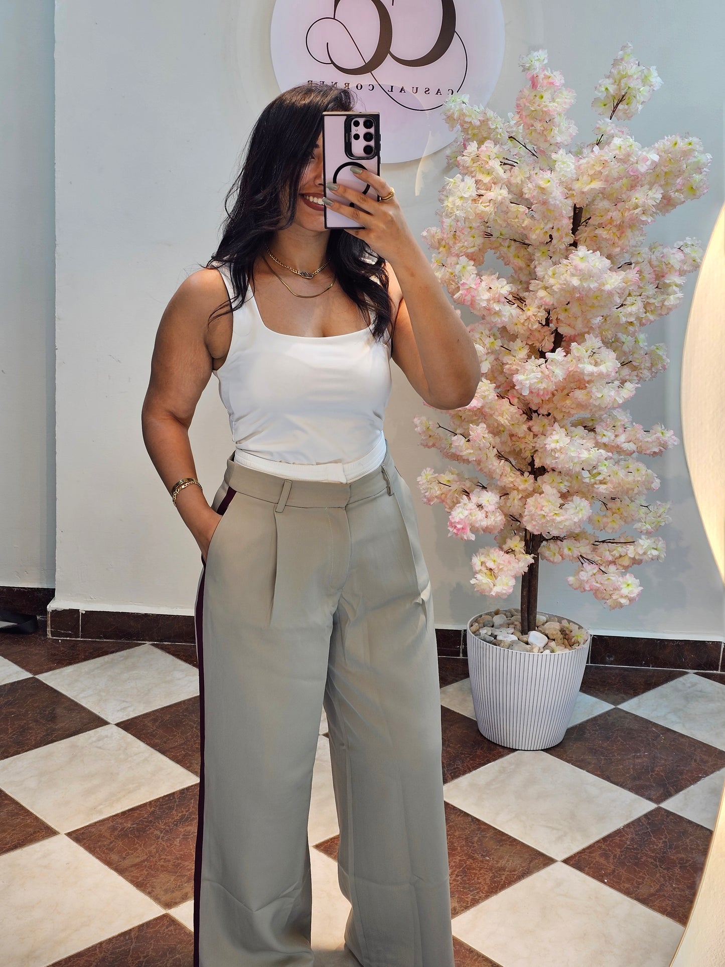 Casual Wide Leg Pants CC4044