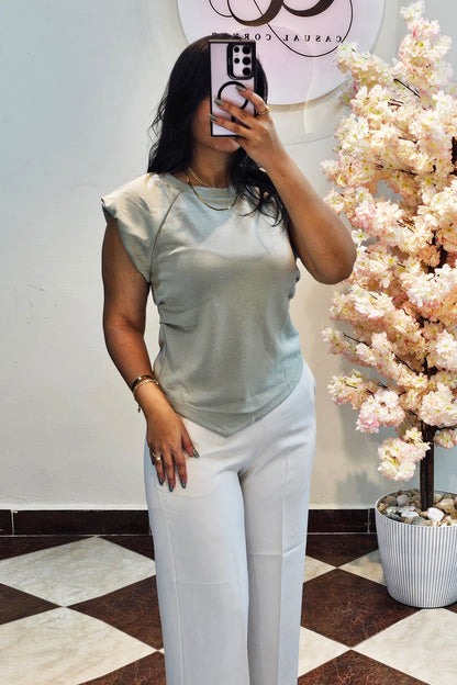 Drop shoulder blouse CC1022