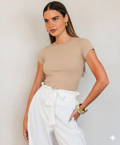 Ribbed Basic Top CC20461