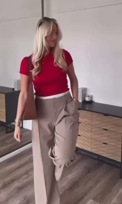 Casual Wide Leg Pants CC4044